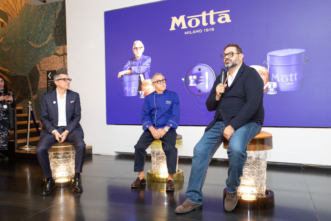 Kutyna è stata partner di cosaporto per la presentazione del panettone Motta.